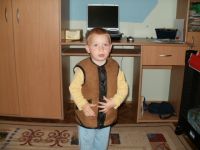 Kids vest with buttons