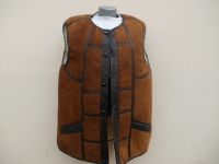 lambskin men`s vest