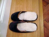Sheepskin slippers