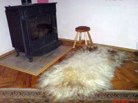 Sheepskin rug