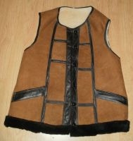 Women's vest with buttons